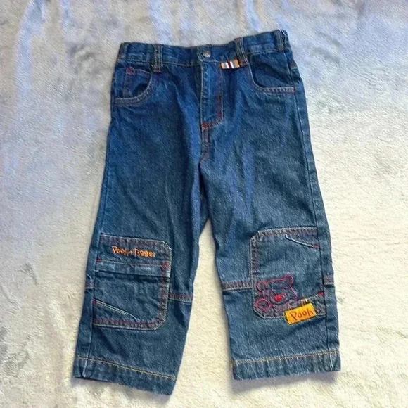 Winnie the Pooh -  Pull on baby jeans - Size 24 months - Picture 1 of 7